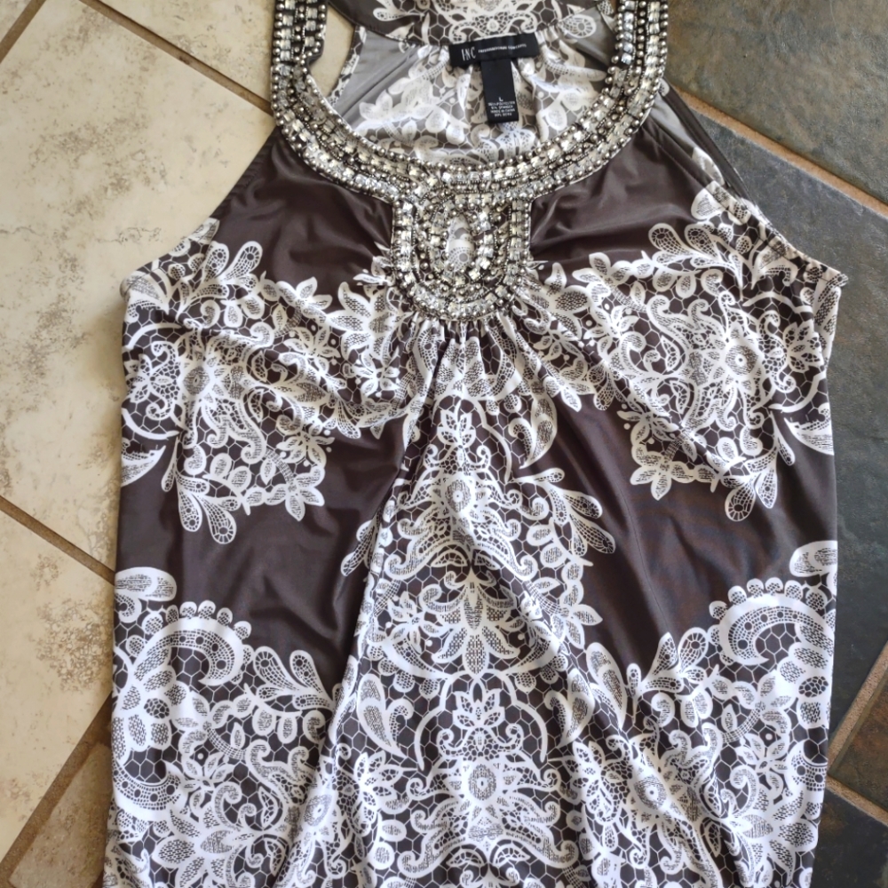 Beautiful sleeveless blouse